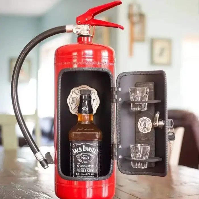 Mini extincteur à vin, boîte à vin