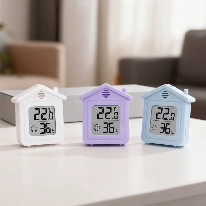 Mini hygromètre numérique magnétique