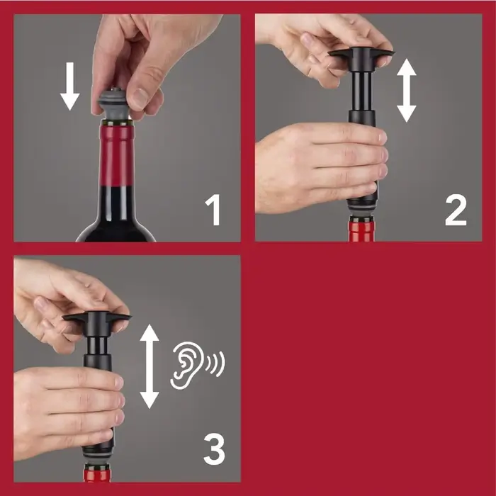 4 bouchons sous vide, scelleuse de conservation du vin