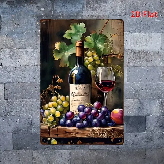 Décoration murale sur le thème du vin – adaptée à la maison