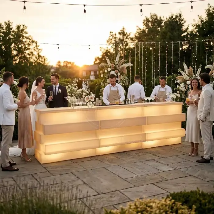 Comptoir de bar à vin moderne personnalisé de haute qualité