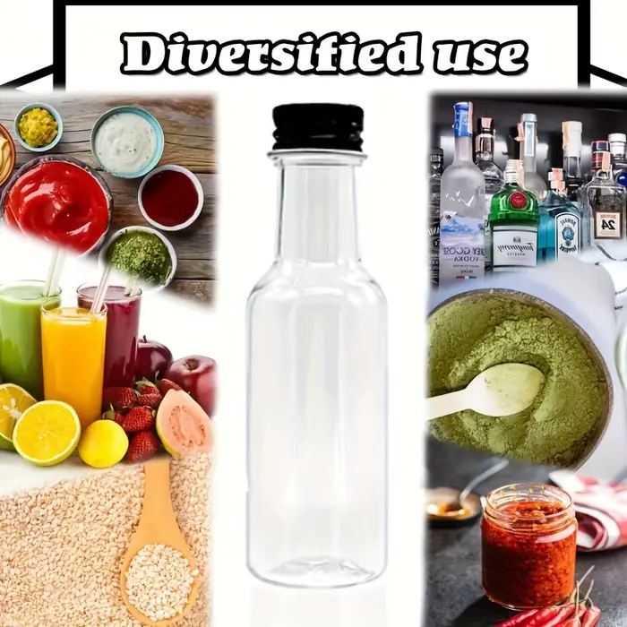 20 mini bouteilles de vin avec couvercle doré