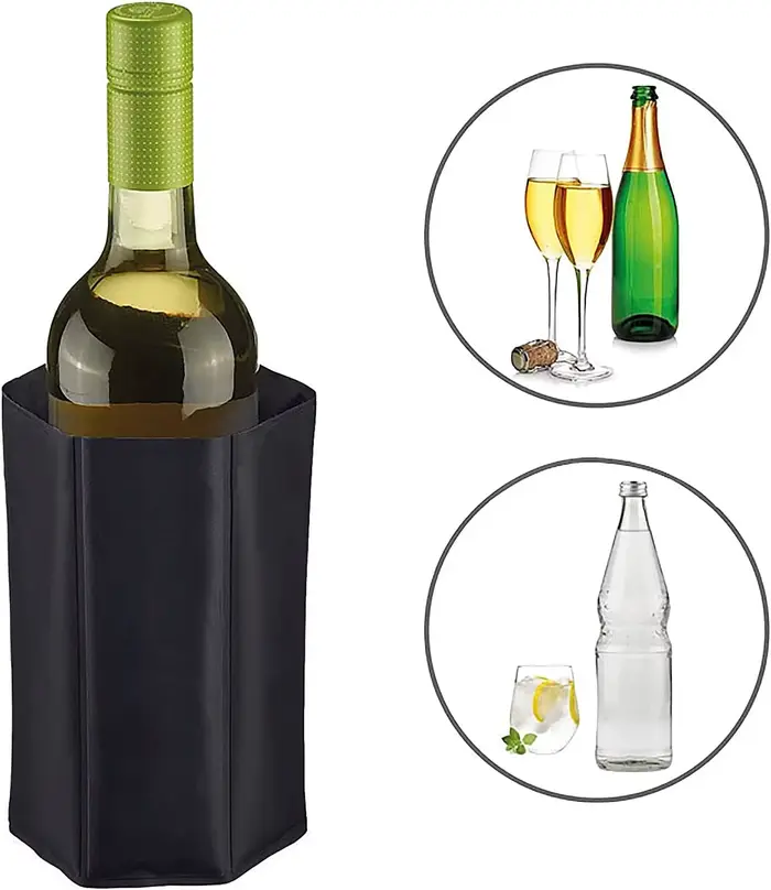 Refroidisseur rapide de bouteilles de vin glacé