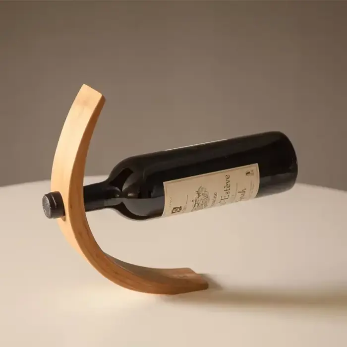 Support à bouteilles de vin moderne en bois