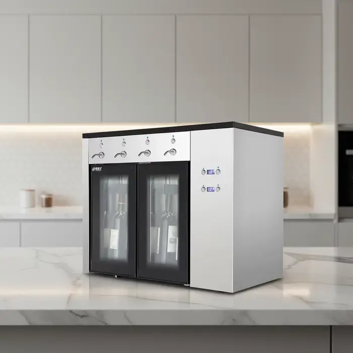 Distributeur de vin rouge intelligent pour 4 bouteilles