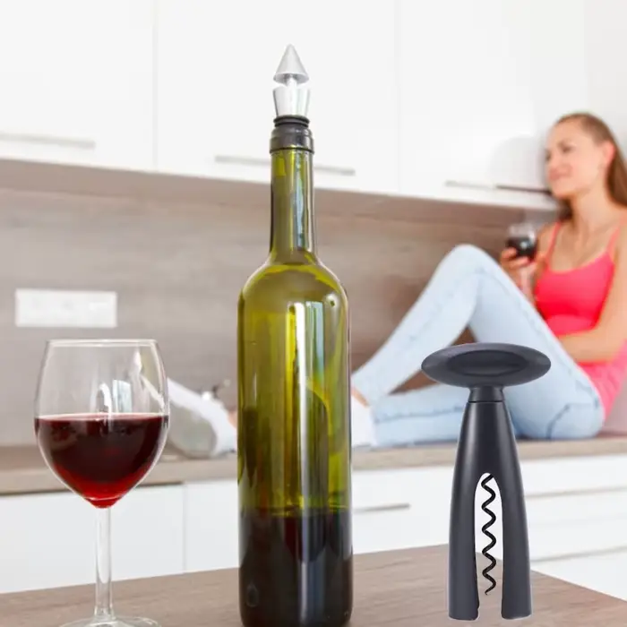 Tire-bouchons Ouvre-bouchon vin en métal Bière Durabilité Vis Bouchon vin Cadeau vin