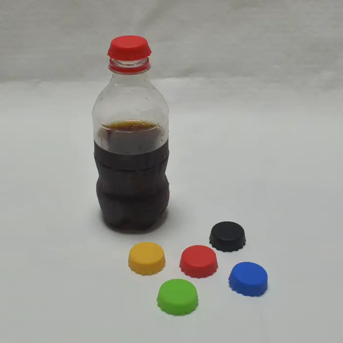 Lot de 5 bouchons de bouteille en silicone