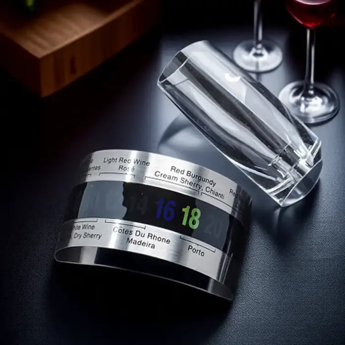 Clip de thermomètre à vin en acier inoxydable