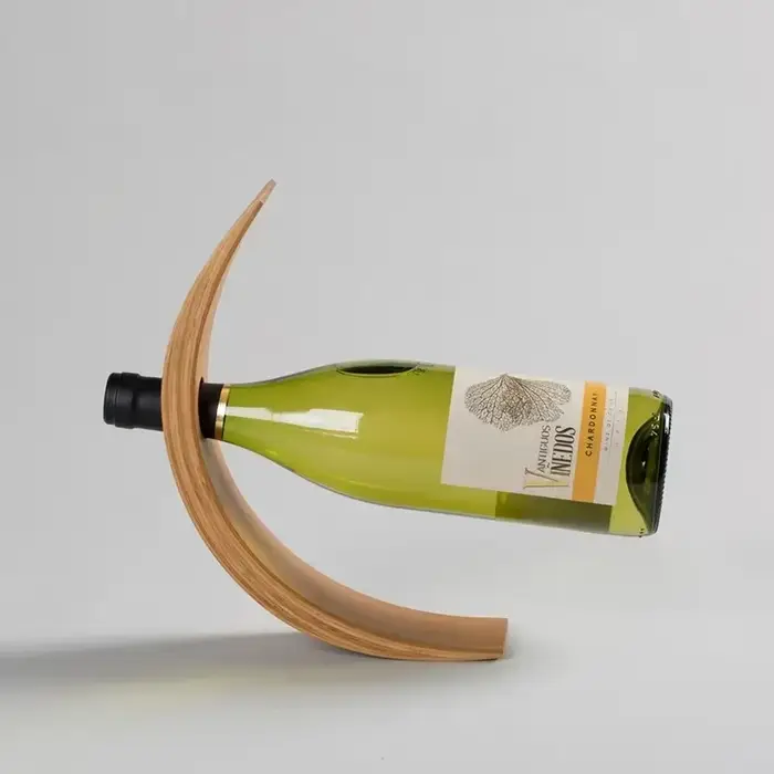 Support à bouteilles de vin moderne en bois