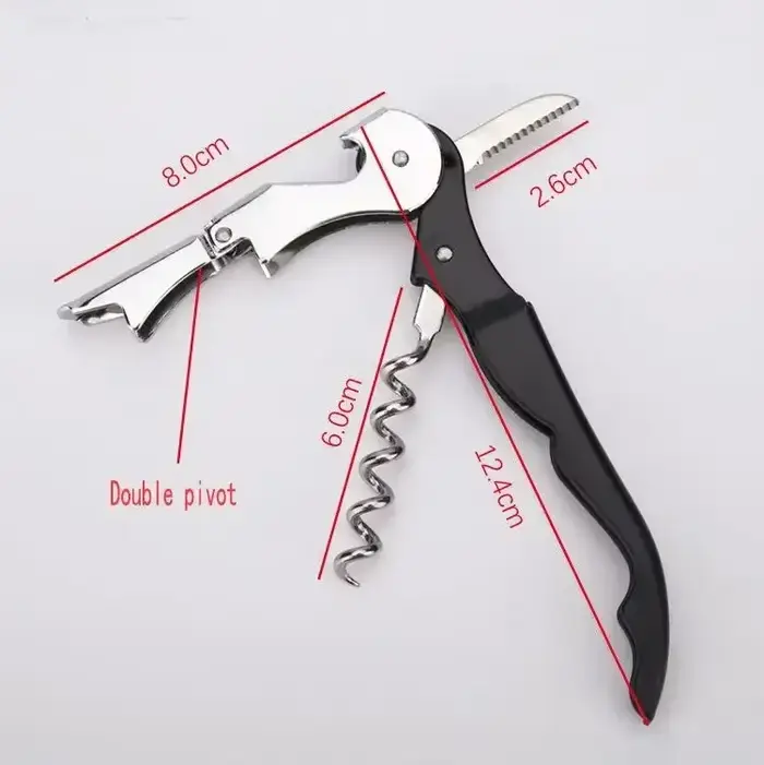 Tire-bouchon à vin hippocampe Double Fulcrum