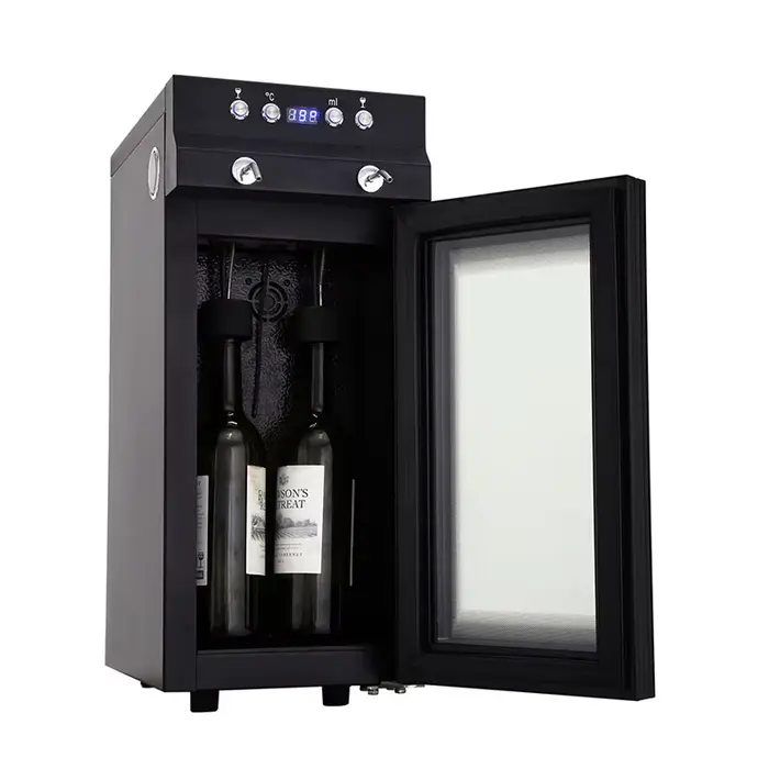 Distributeur automatique de vin rouge pour 2 bouteilles