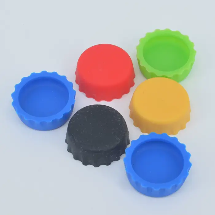 Lot de 5 bouchons de bouteille en silicone