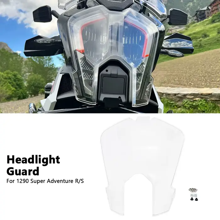 Couvercle de protection des phares de moto