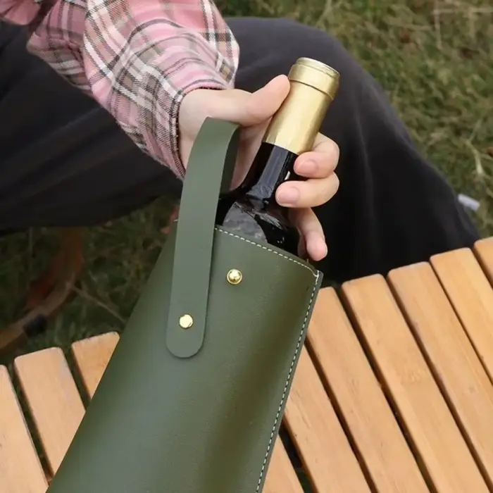 Sac d'emballage de vin réutilisable de luxe