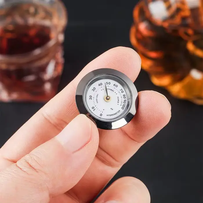Hygromètre pour humidor à cigares de 28 mm