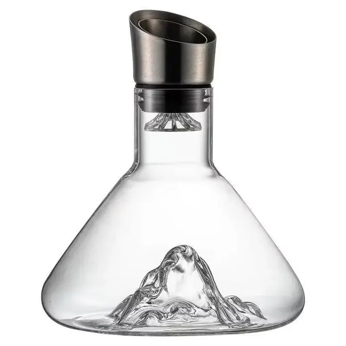 Carafe à vin Iceberg avec aérateur intégré
