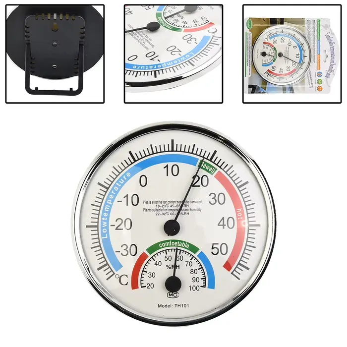 Thermomètre et hygromètre analogique