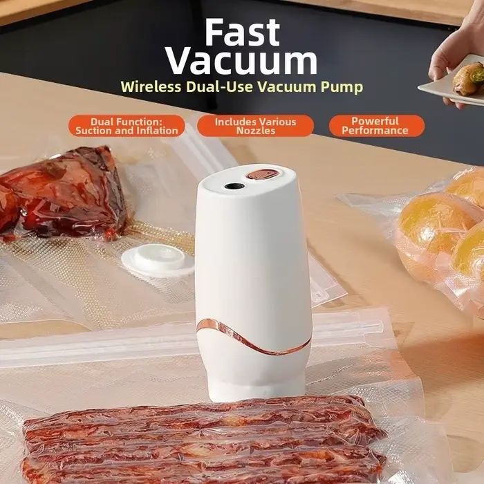 Pompe à vide électrique sans fil rechargeable