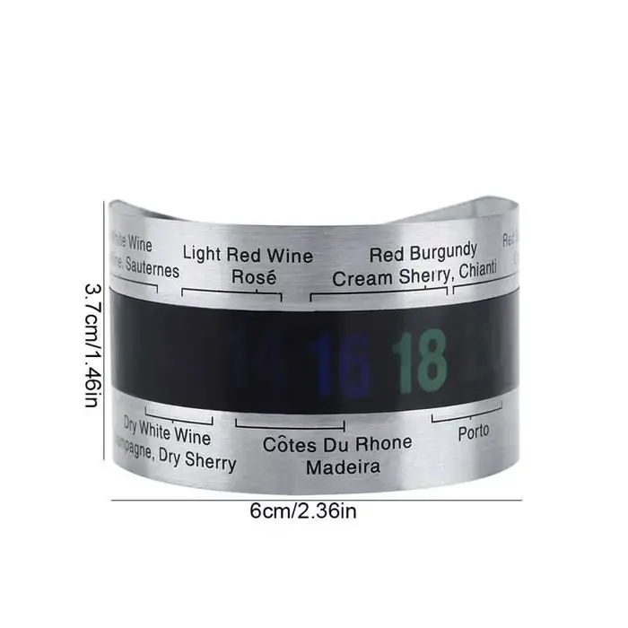 Thermomètre pour bouteille de vin