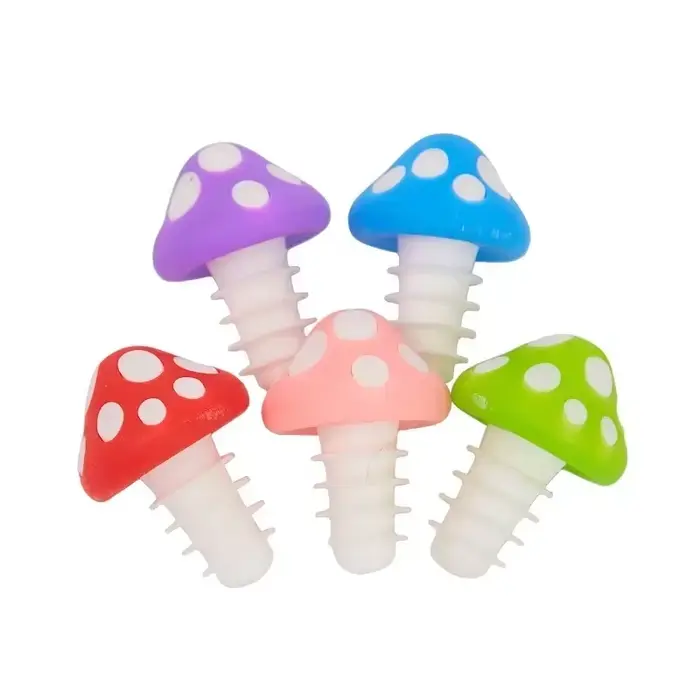 Bouchons de vin en forme de champignon en Silicone