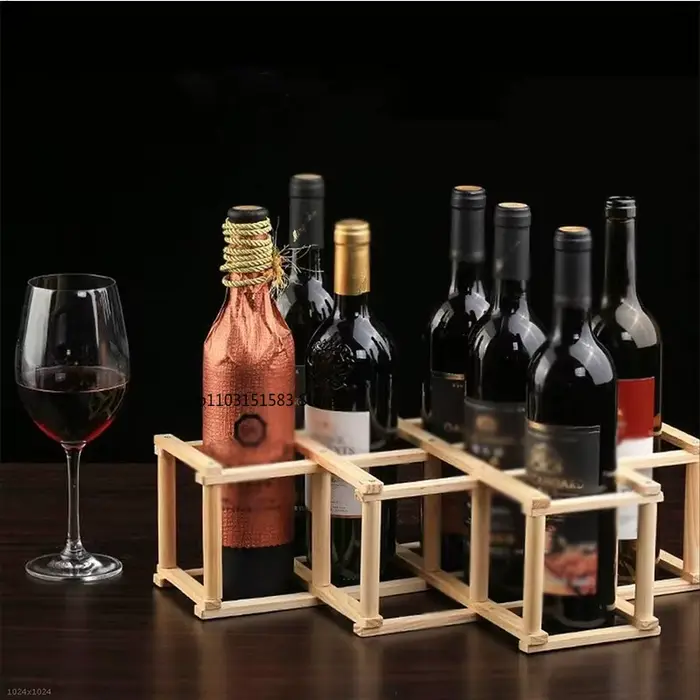 Étagères à vin empilables 6/10 bouteilles