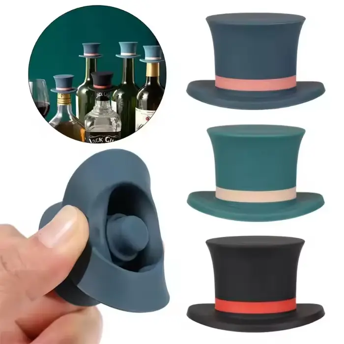 Bouchon de bouteille de vin en Silicone