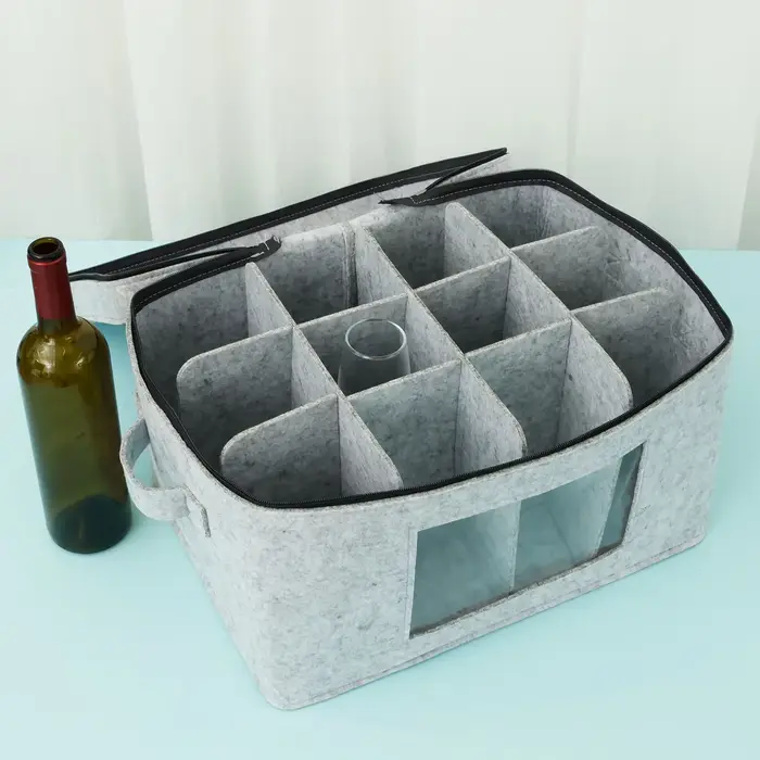 Organisateur de stockage de verres à vin