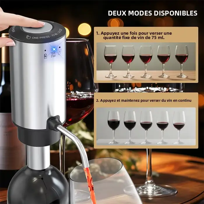 Aérateur de vin électrique