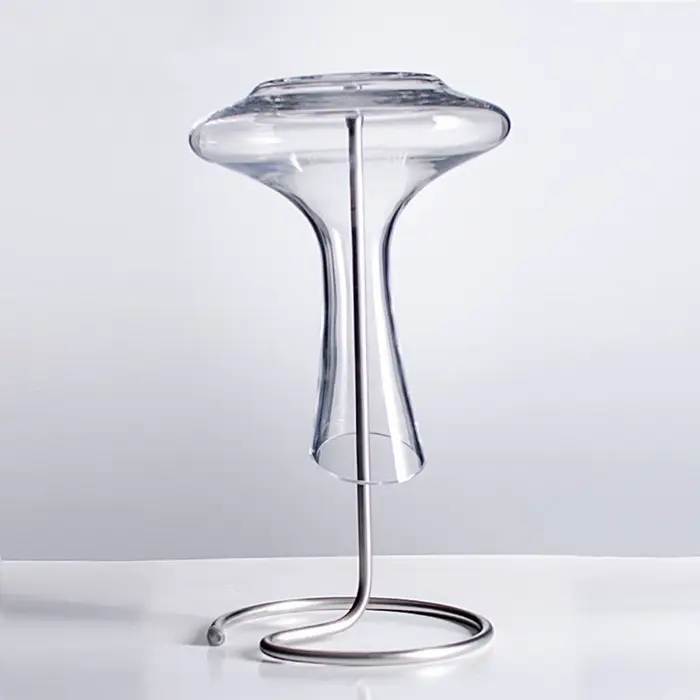 Carafe supports de séchage acier créatif vin cadeau décanteur support Barware vin