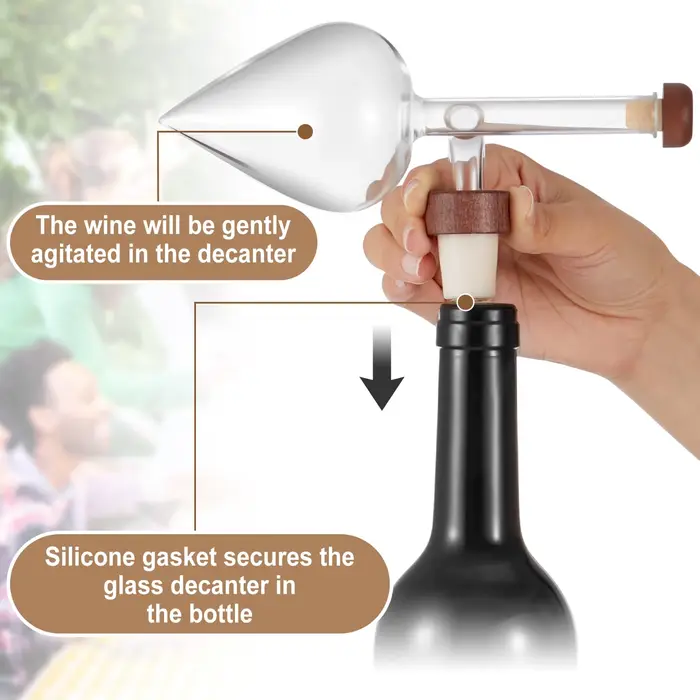 Carafe à aérateur de vin