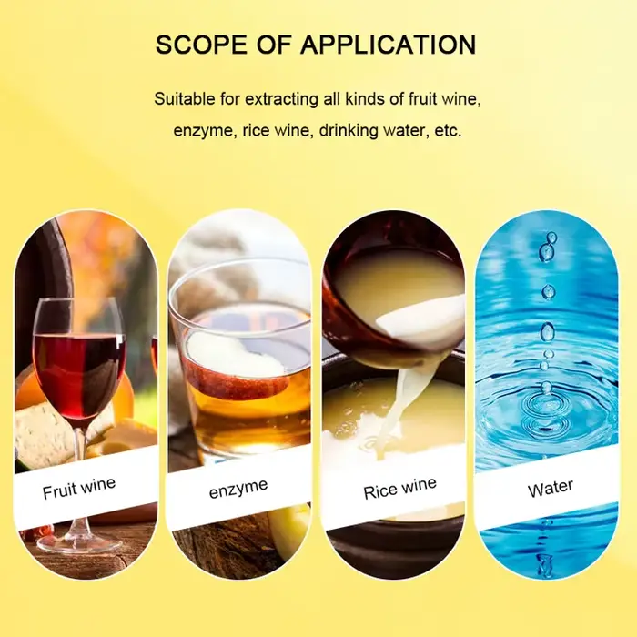 Pompe à vin électrique à haut débit