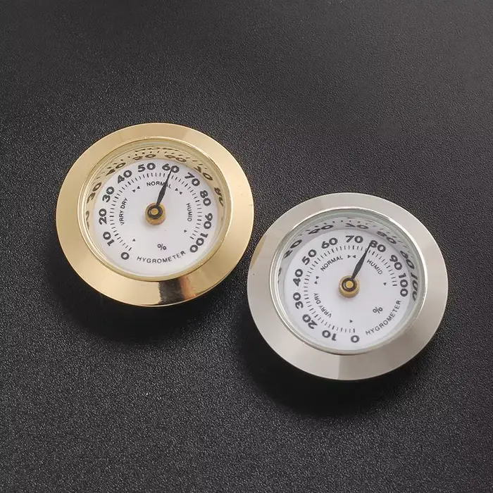 Hygromètre pour humidor à cigares de 28 mm
