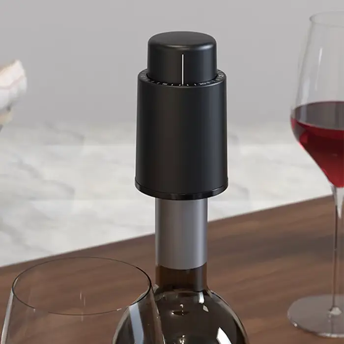 Bouchon de bouteille de vin sous vide en acier inoxydable