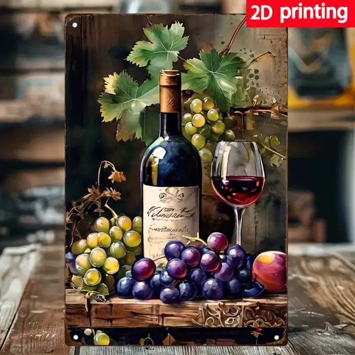 Décoration murale sur le thème du vin – adaptée à la maison