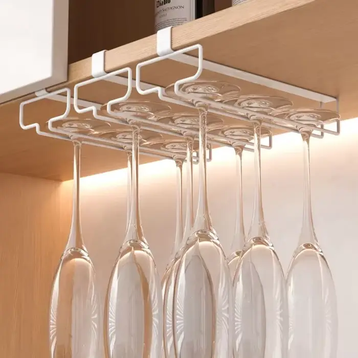 Support de verre à vin suspendu sans poinçon