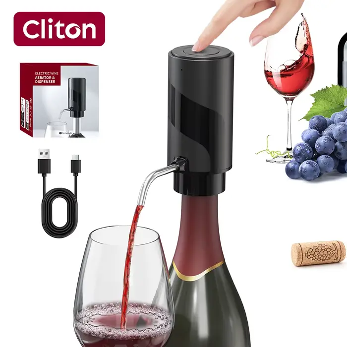 Aérateur de vin électrique rechargeable