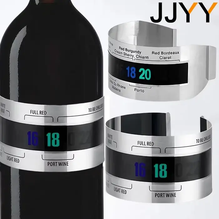 Clip de thermomètre à vin en acier inoxydable