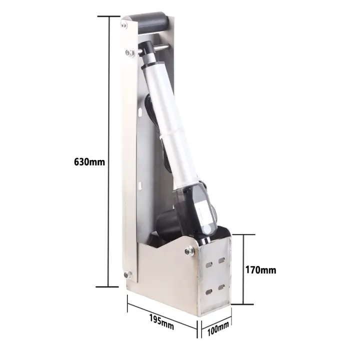 Porte électrique escamotable pour cave à vin
