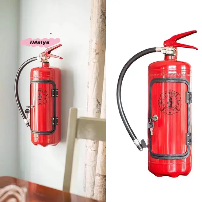 Boîte à vin en forme d'extincteur M-Fire