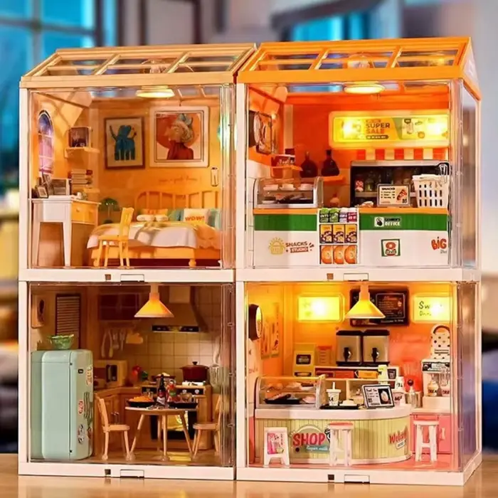 Kit de Restaurant de restauration rapide Miniature