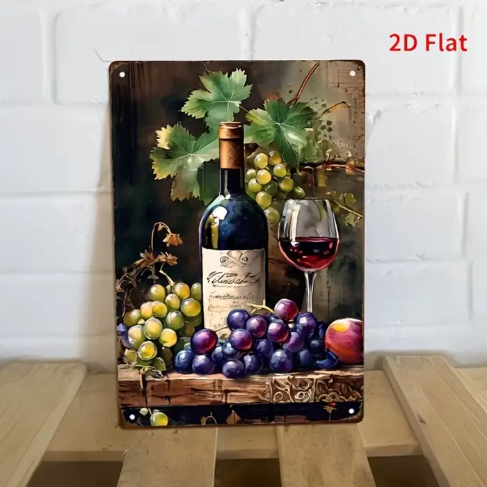 Décoration murale sur le thème du vin – adaptée à la maison
