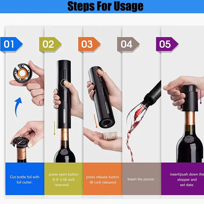 Ouvre-bouteille de vin électrique
