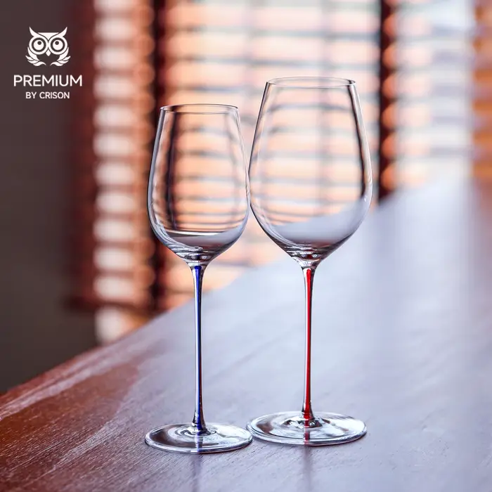 Verre à vin rouge CRISON haut de gamme en cristal fait main