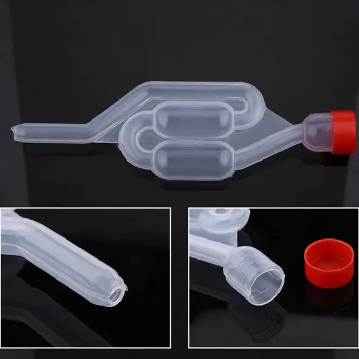 10 en 1 vin AirLock bière brassage Fermentation clapet anti-retour S-forme en plastique Air serrure joint d'eau maison vin fabrication vanne d'échappement