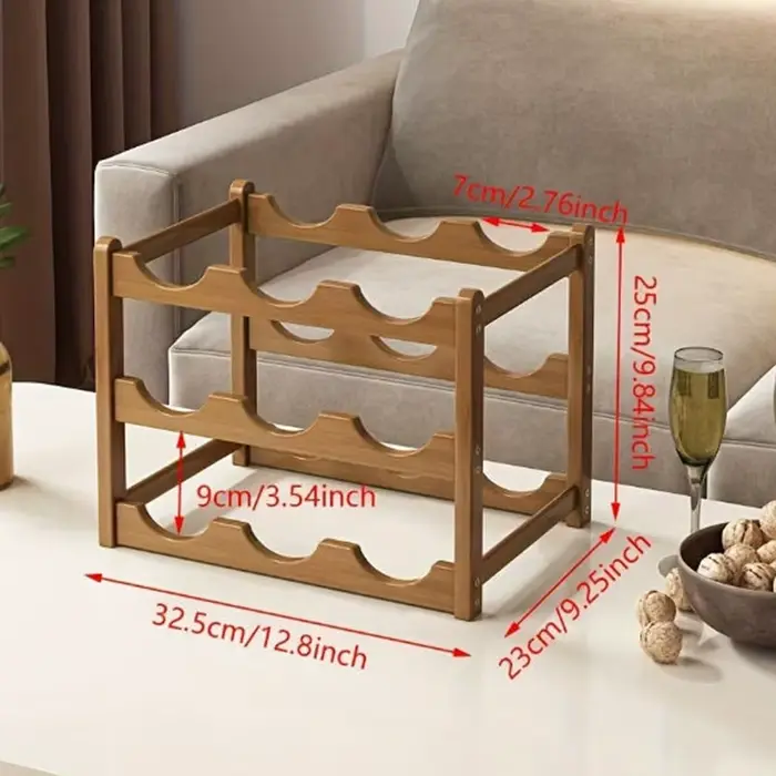 Présentoir à vin rouge décoratif pour la maison