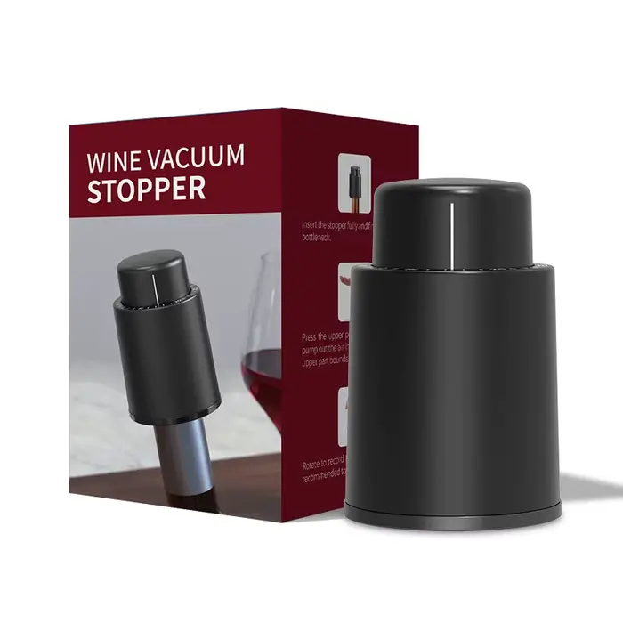 Bouchon de bouteille de vin ABS scellé sous vide stockage mémoire