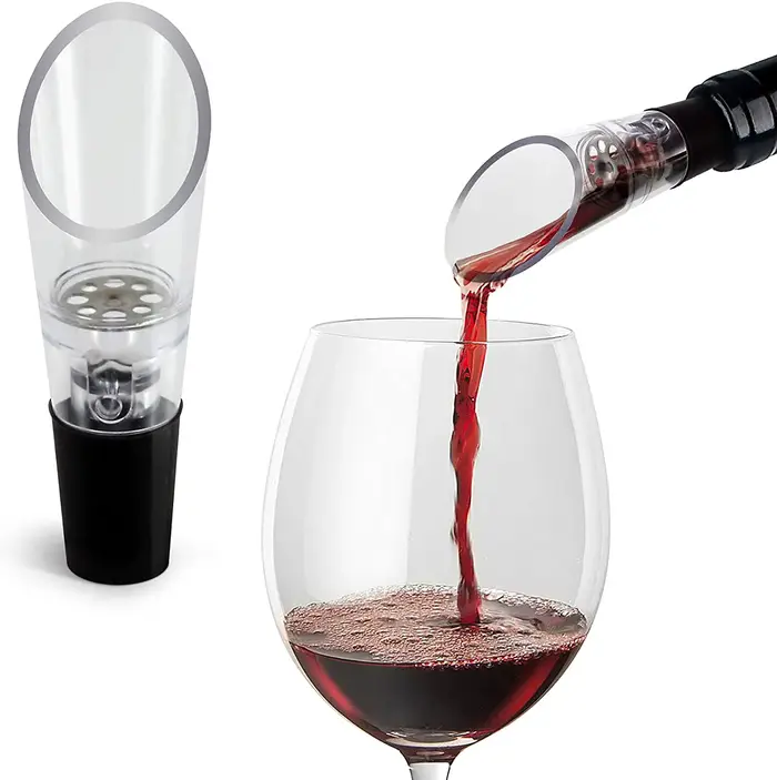 Aérateur de vin en cristal de qualité supérieure
