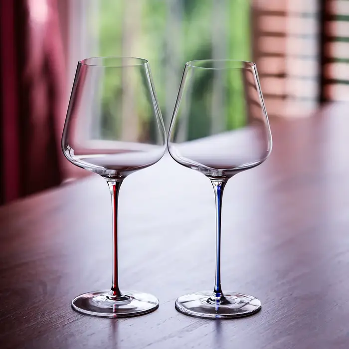 CRISON Verre à vin rouge ultra fin haut de gamme fait à la main pour un usage domestique