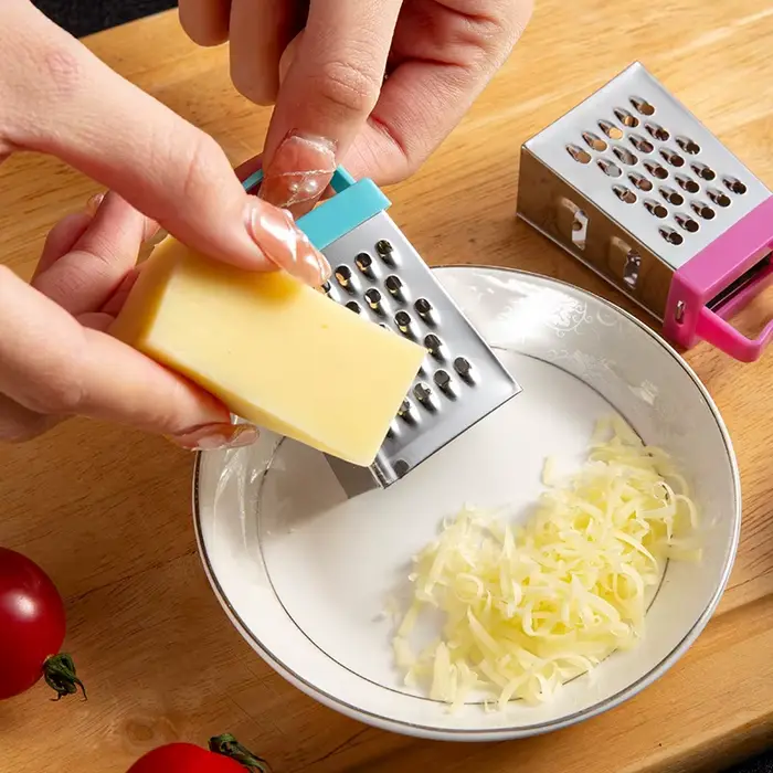 Mini râpe à fromage boîte en acier inoxydable