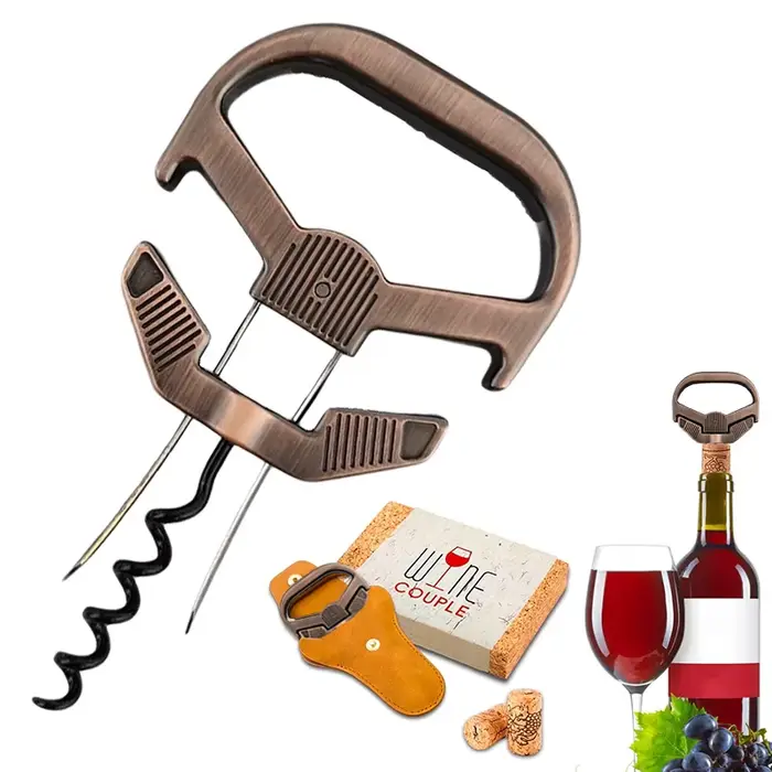 Tire-bouchon vintage Ah So à deux griffes pour retirer les bouchons de vin anciens et fragiles